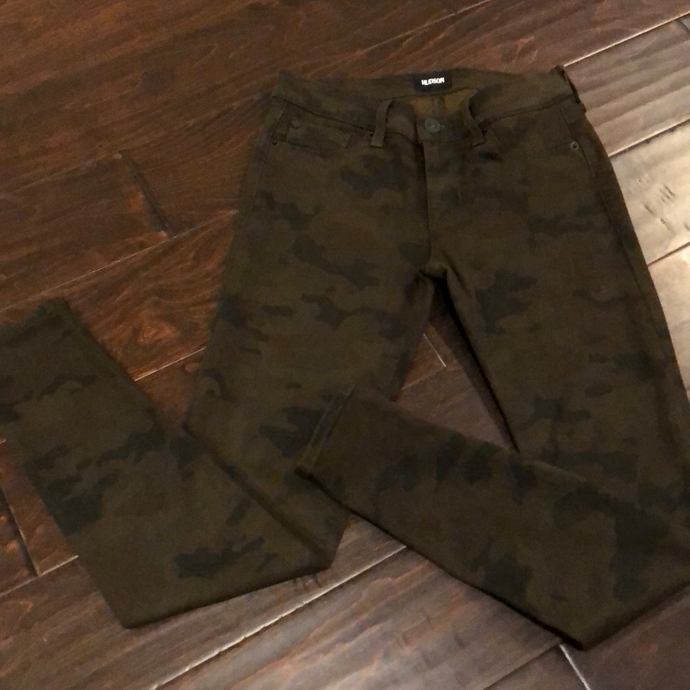 Hudson Krista Ankle Super Skinny Jeans in Camo